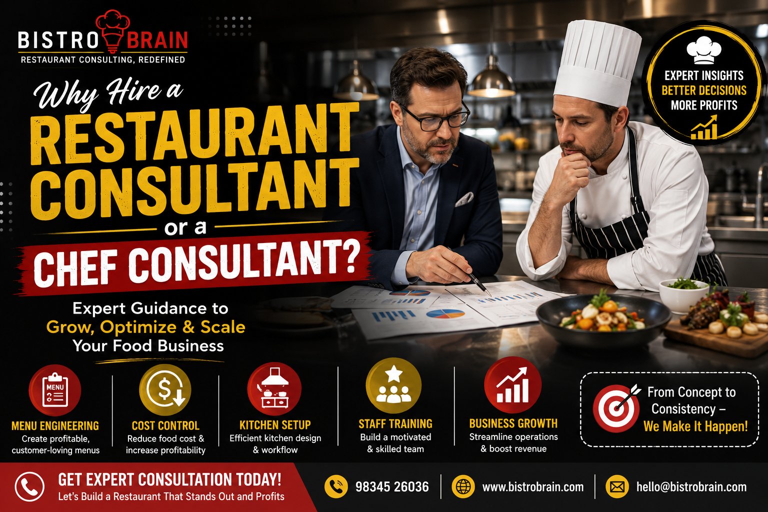 Why Hire a Restaurant Consultant or a Chef Consultant?